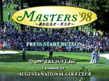 Harukanaru Augusta - Masters '98 (Japan) screen shot title